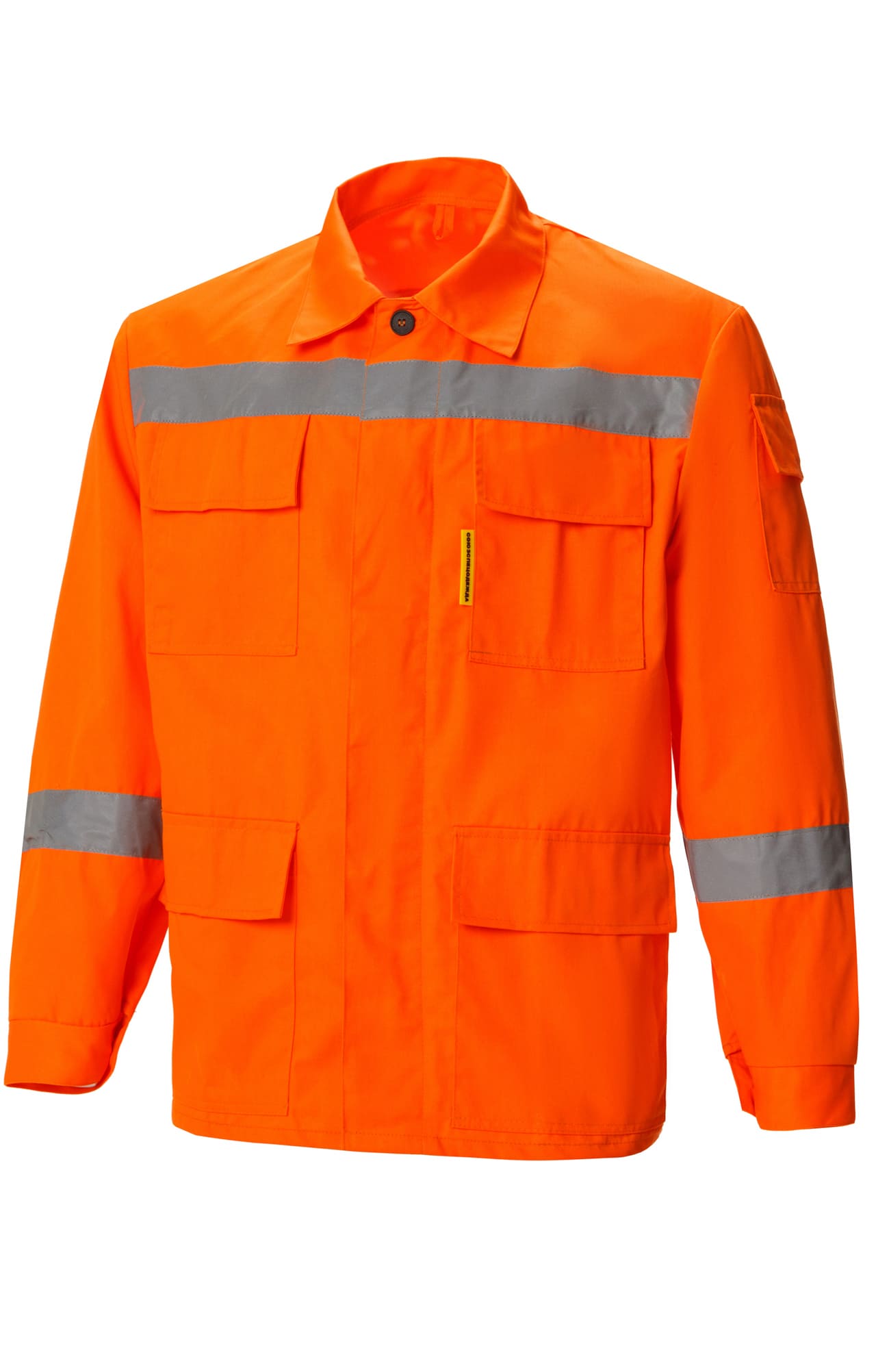 65930 Костюм "Дорожник Флюр" с СВП  Летняя спецодежда  размер 52-54/170-176  - Вид №1