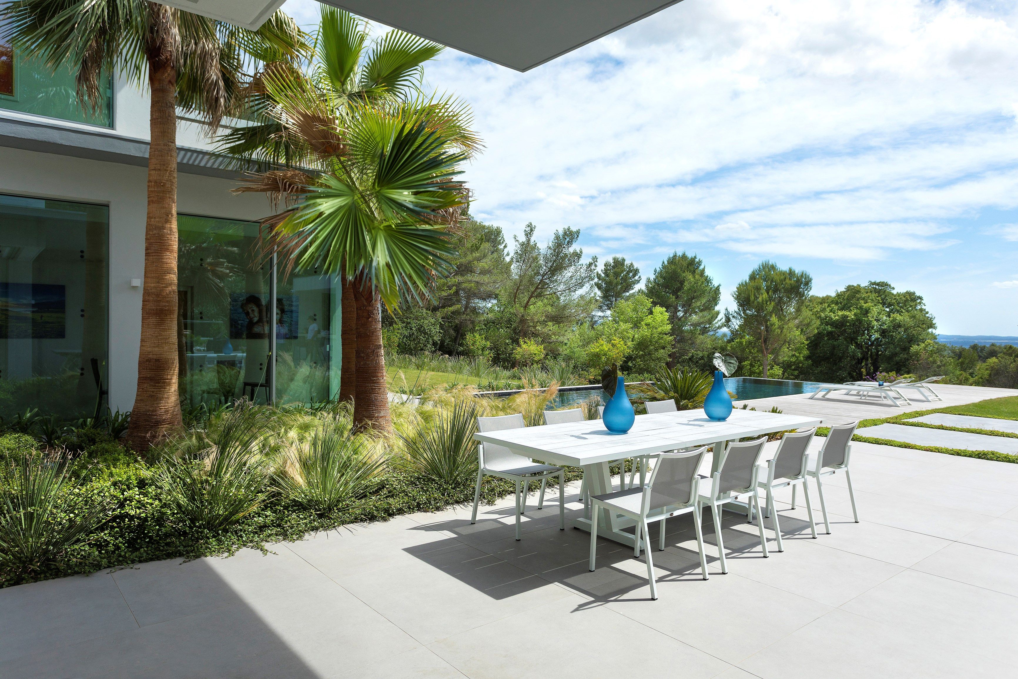 HPL выдвижной прямоугольный садовый стол Les Jardins® Amaka ARCH-00132637 - Вид №3