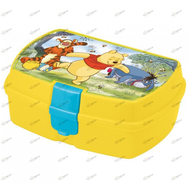 Контейнер для бутербродов с дополнительным лотком "Винни Пух" STOR ВИННИ ПУХ 335636 Желтый Santreyd 