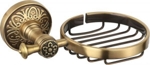 H6600/25BR Sanibano Nilo, настенная мыльница решетка, цвет бронза