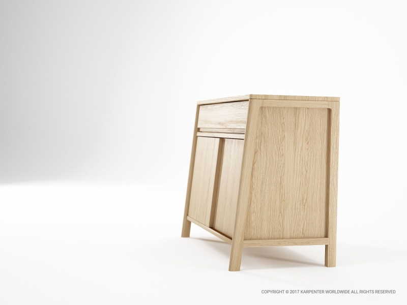 436_855 Комод с ящиком и 2 дверцами Karpenter Circa17 - Вид №2