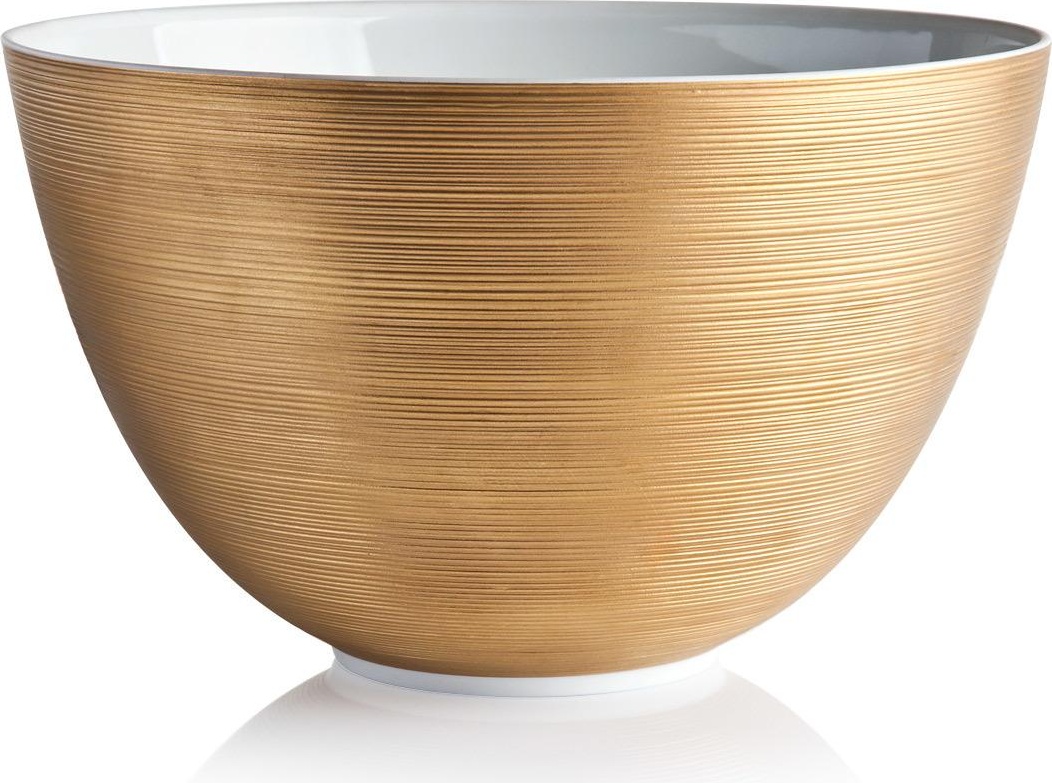 66839 JL Coquet Салатник большой 25см "Хемисфер" (золотой) Фарфор 