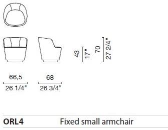 Cappellini Вращающееся кресло Orla sun-id-1470157 - Вид №2