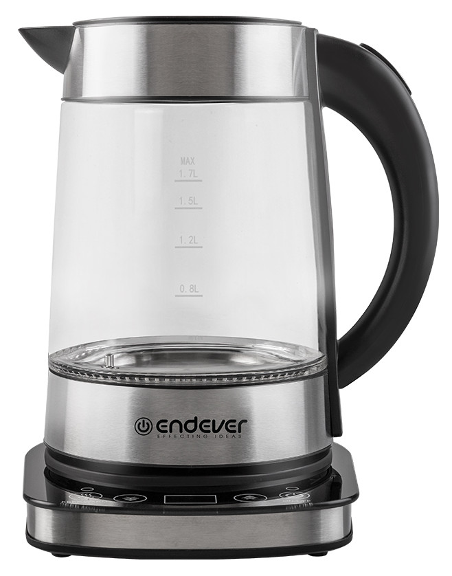 9050704 Электрочайник Endever Skyline KR-367G серебристый KROMAX STDN-0018389 - Вид №1