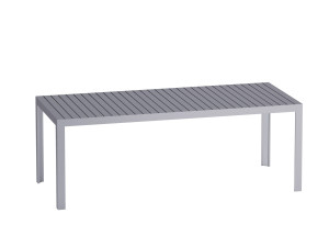 Прямоугольный садовый стол из анодированного алюминия