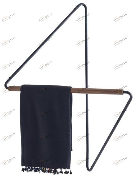 Ligne Roset Держатель для полотенец из трубчатого дерева и орехового дерева  11250925 