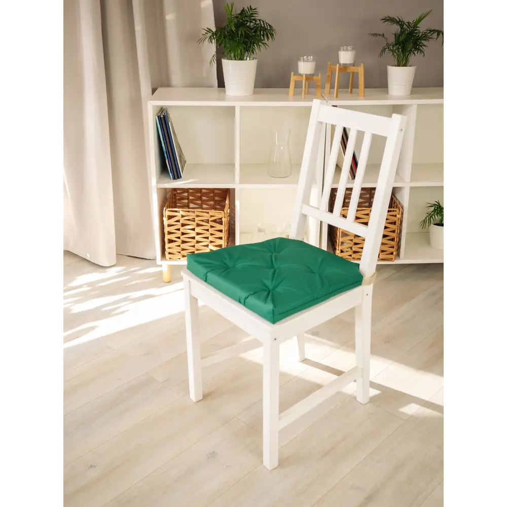 Подушка для стула LINEN WAY 40×40 см зеленая 89407768 STLM-1570994 - Вид №3