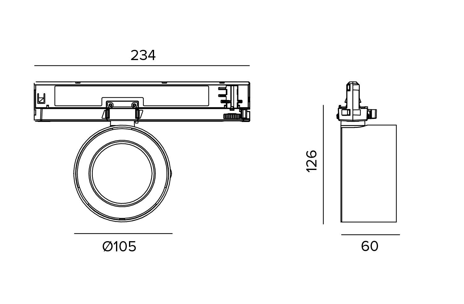 Алюминиевое светодиодное освещение TARGETTI Zeno ARCH-00018247 - Вид №1