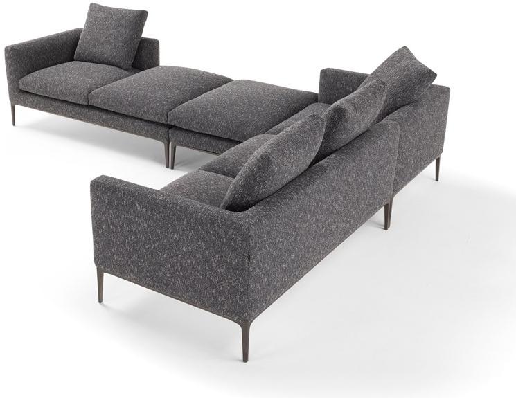 AMURA Модульный угловой диван из ткани Leonard Am024.122+123+022 - Вид №2