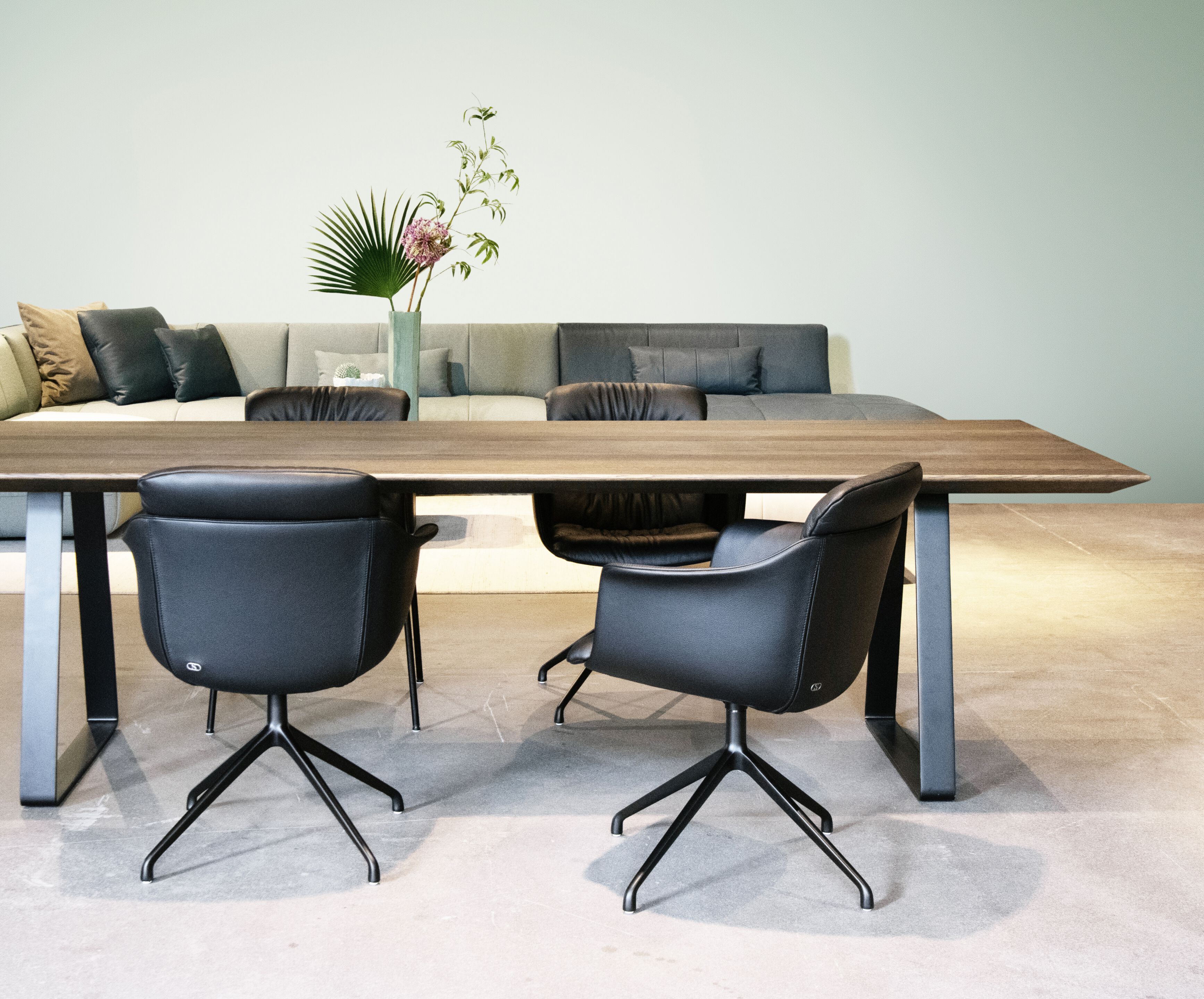 Кожаный поворотный стул с подлокотниками de Sede DS-525 TOSCA ARCH-00131008 - Вид №5