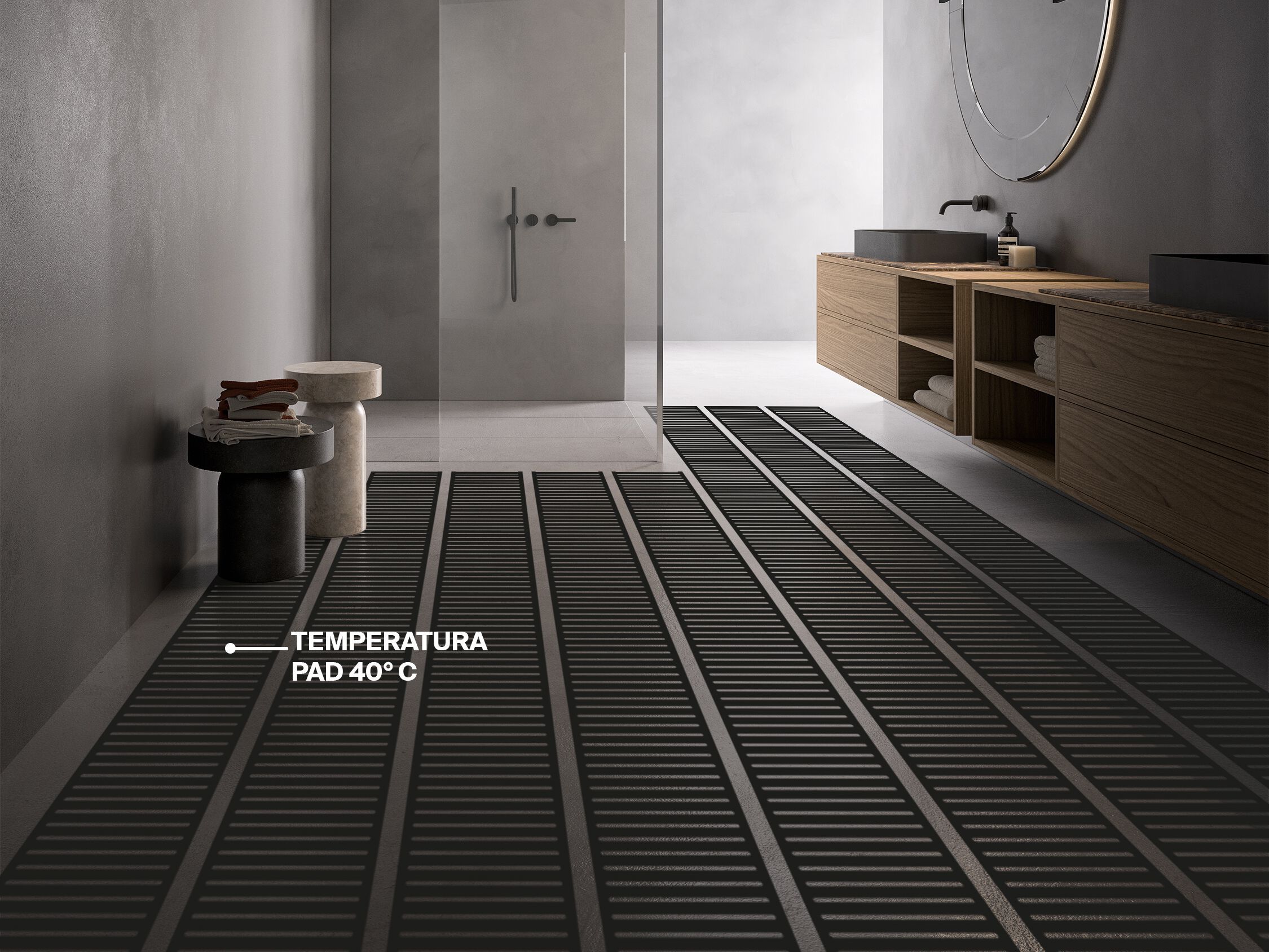 Невидимая электрическая лучистая система отопления потолка / пола / стены RBM More MORE PAD Series ARCH-00142784