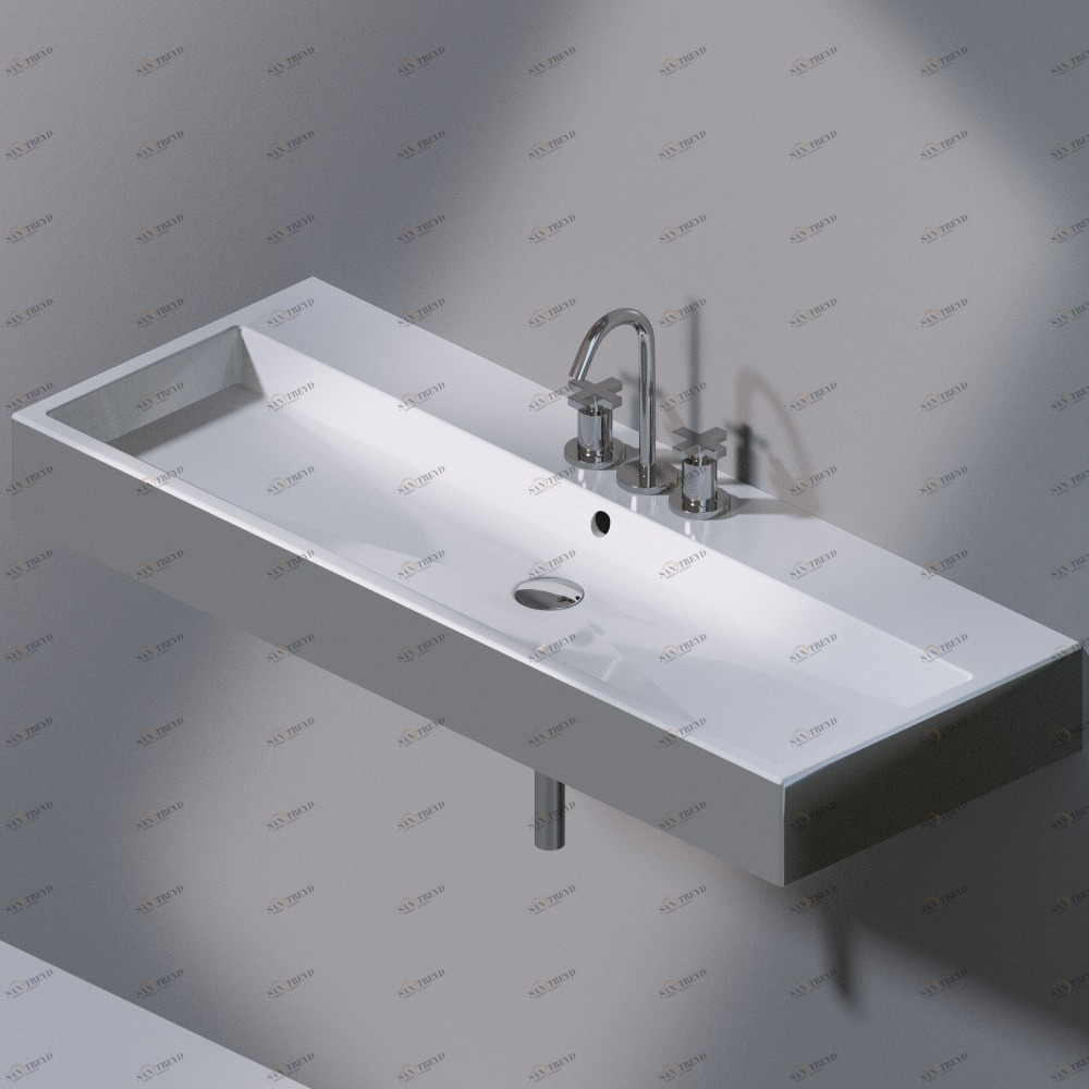 L279T1R3V4.251 Подвесная раковина настенная прямоугольная A. e T. Italia Tank AeT ITALIA