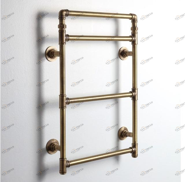 BLEU PROVENCE Настенный электрический полотенцесушитель в современном стиле из бронзы Scaldasalviette Sspmt4br