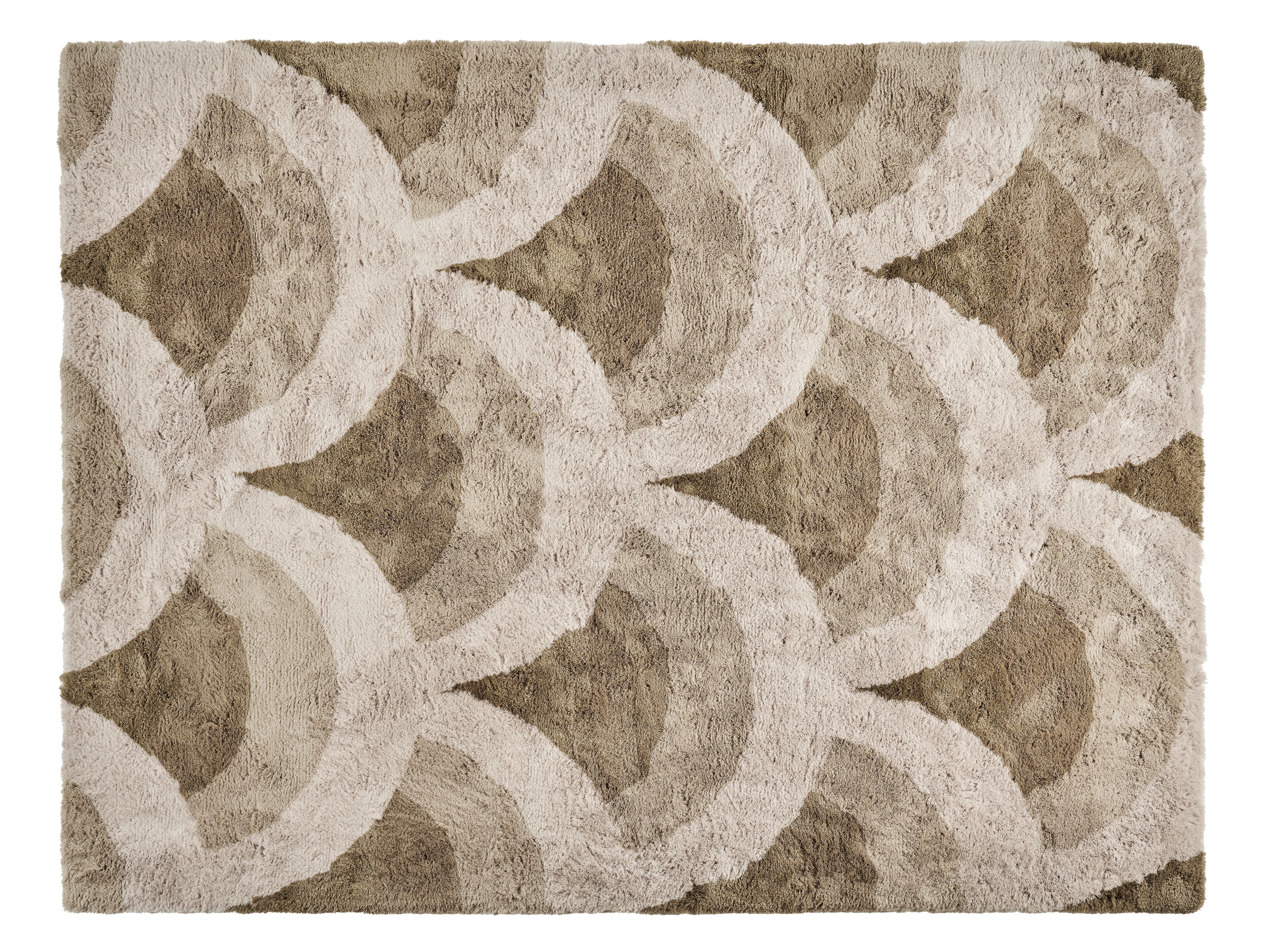 Прямоугольный ковер ручной работы из мохера и бамбука с геометрическим рисунком ETRO Home Interiors ARCHES ARCH-00015921