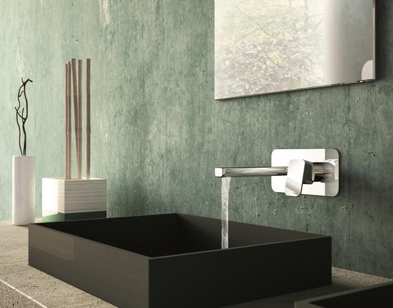 Fir Italia Смеситель для раковины, настенный, однорычажный, на 2 отверстия Daily 44 4410108 - Вид №2