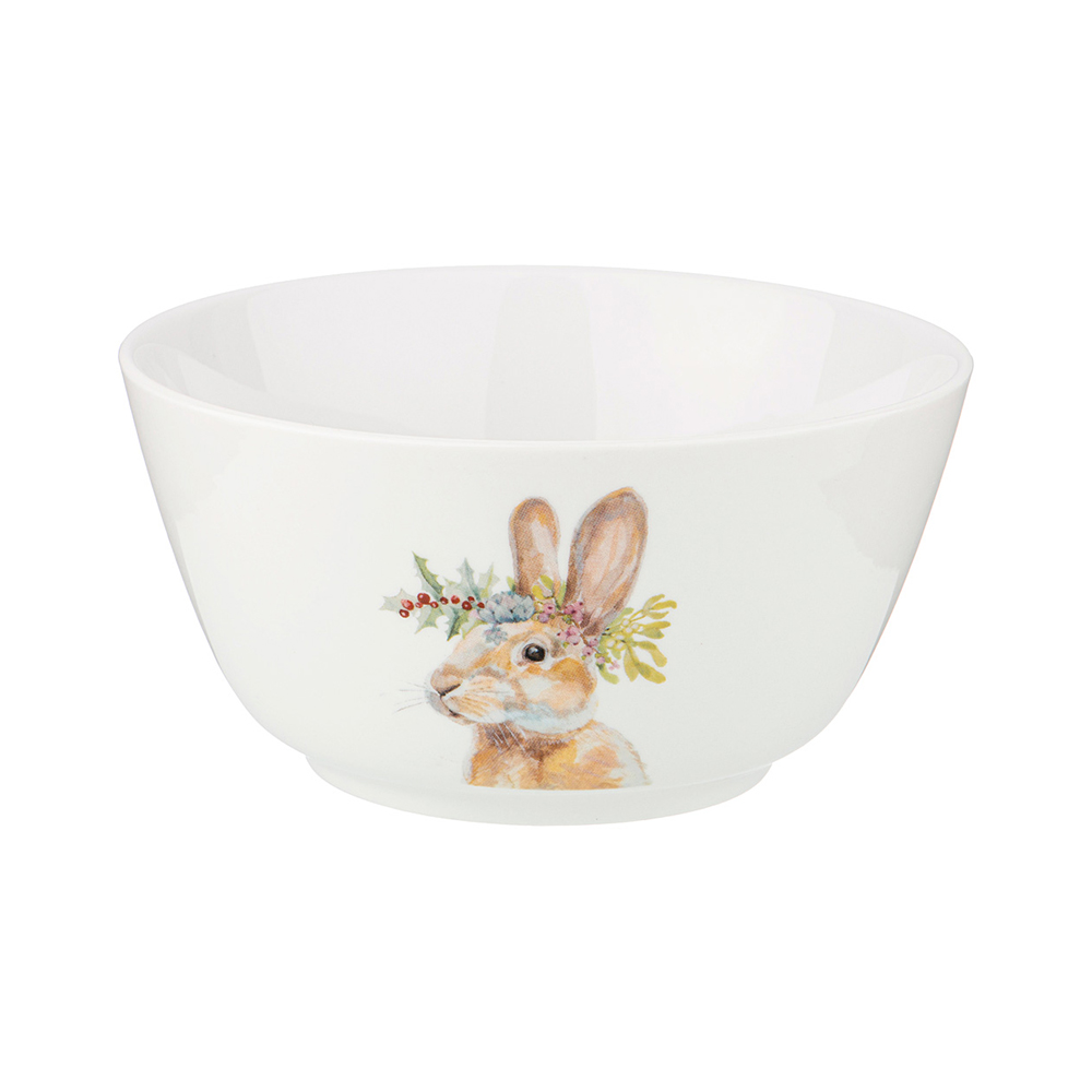 409-144 Посуда фарфоровая Салатник Лесная Сказка (осень) 7.5 см 750 мл Lefard 