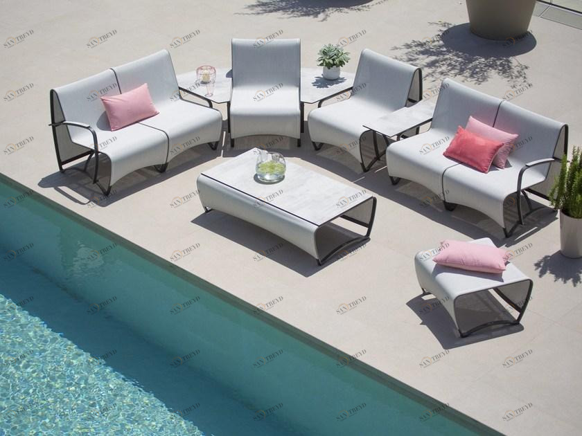 Les jardins Модульный садовый диван из батилина® Jetstream sun-id-1395947