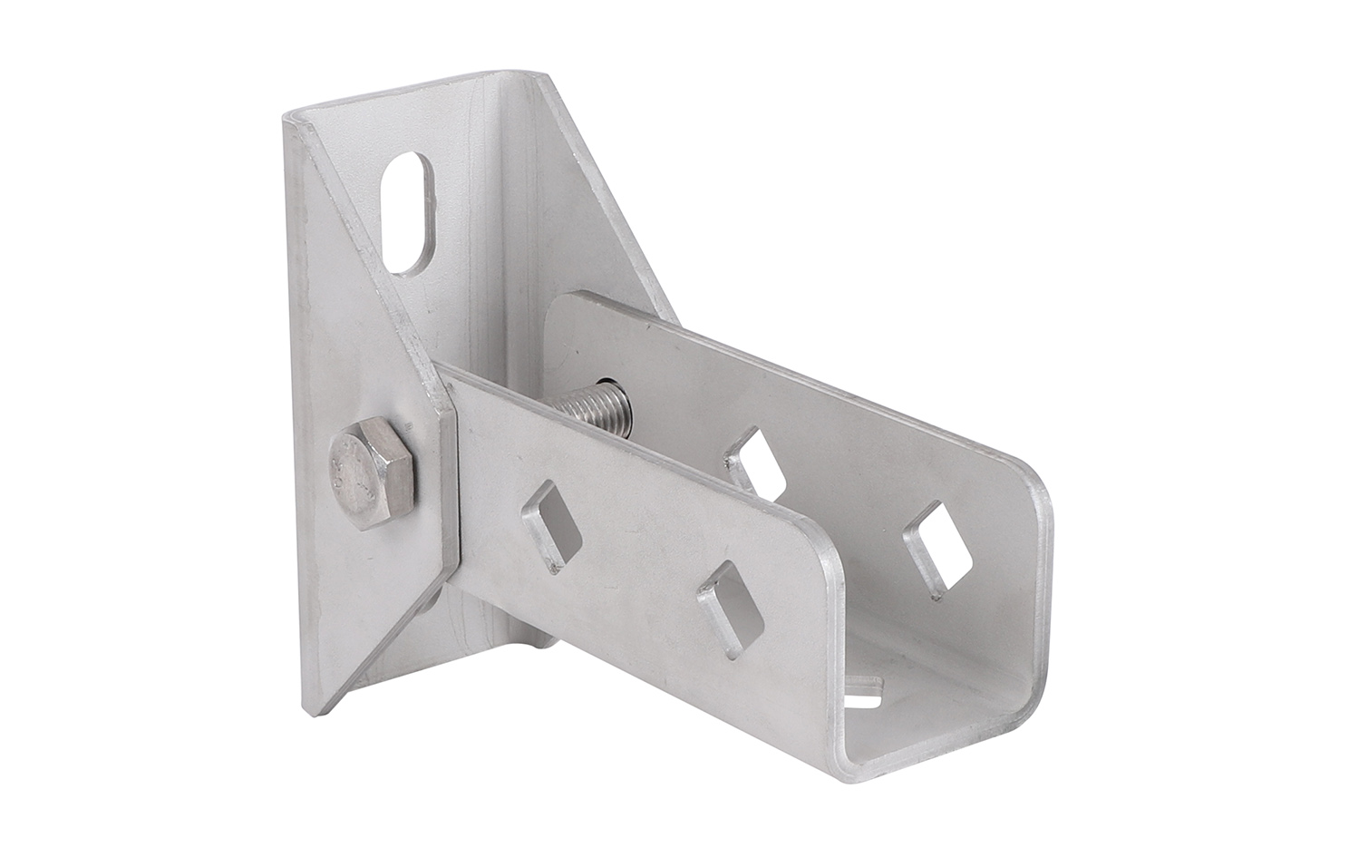 66587814 BIS Strut Stainless Steel Wall Plate (Hinged) fixing to wall, floor or ceiling walraven 