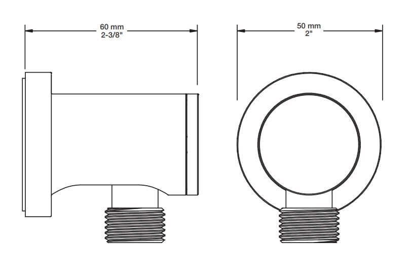 Встраиваемый набор для ванны с ручным душем BARIL PRO-2200-04 ARCH-00120295 - Вид №3