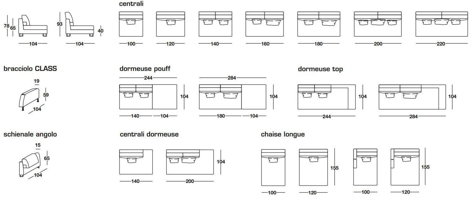 Frigerio Salotti Секционный мягкий диван из кожи Davis sun-id-1507578 - Вид №3