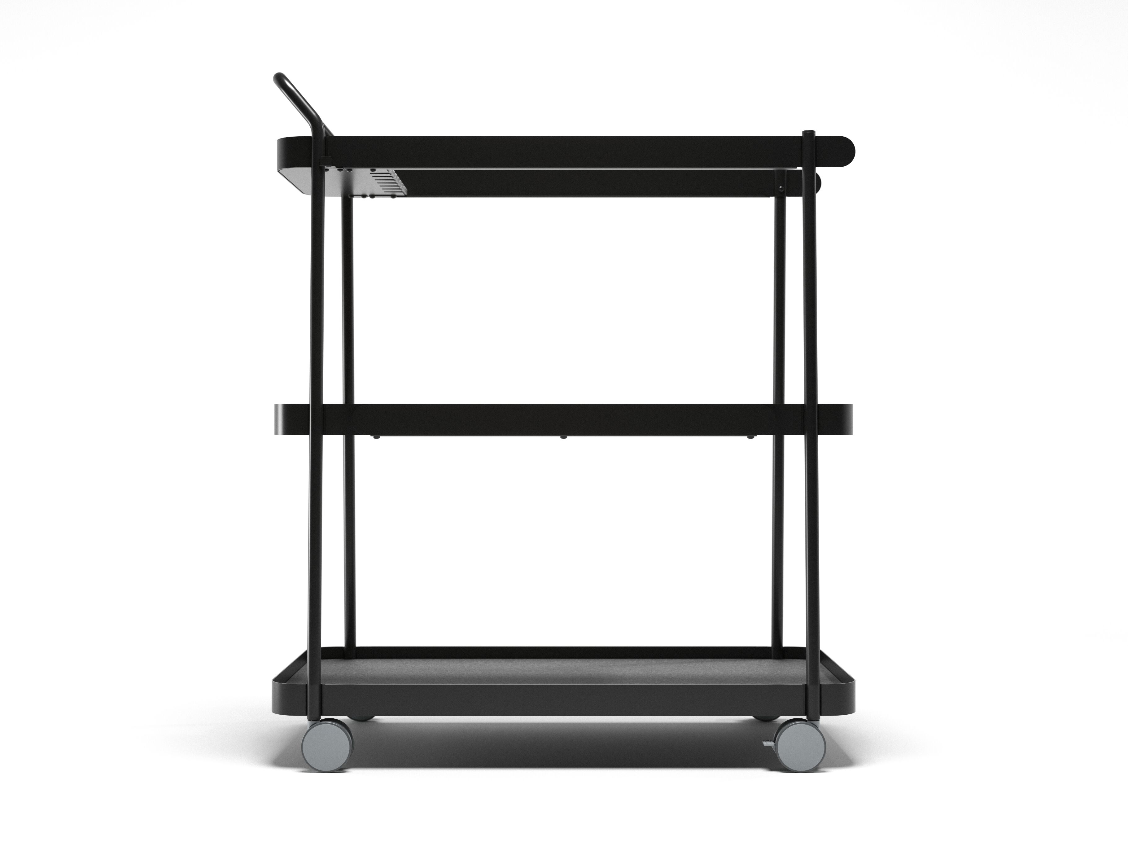 Стальная тележка с порошковым покрытием с полками Haworth Collaborate ARCH-00117404 - Вид №5
