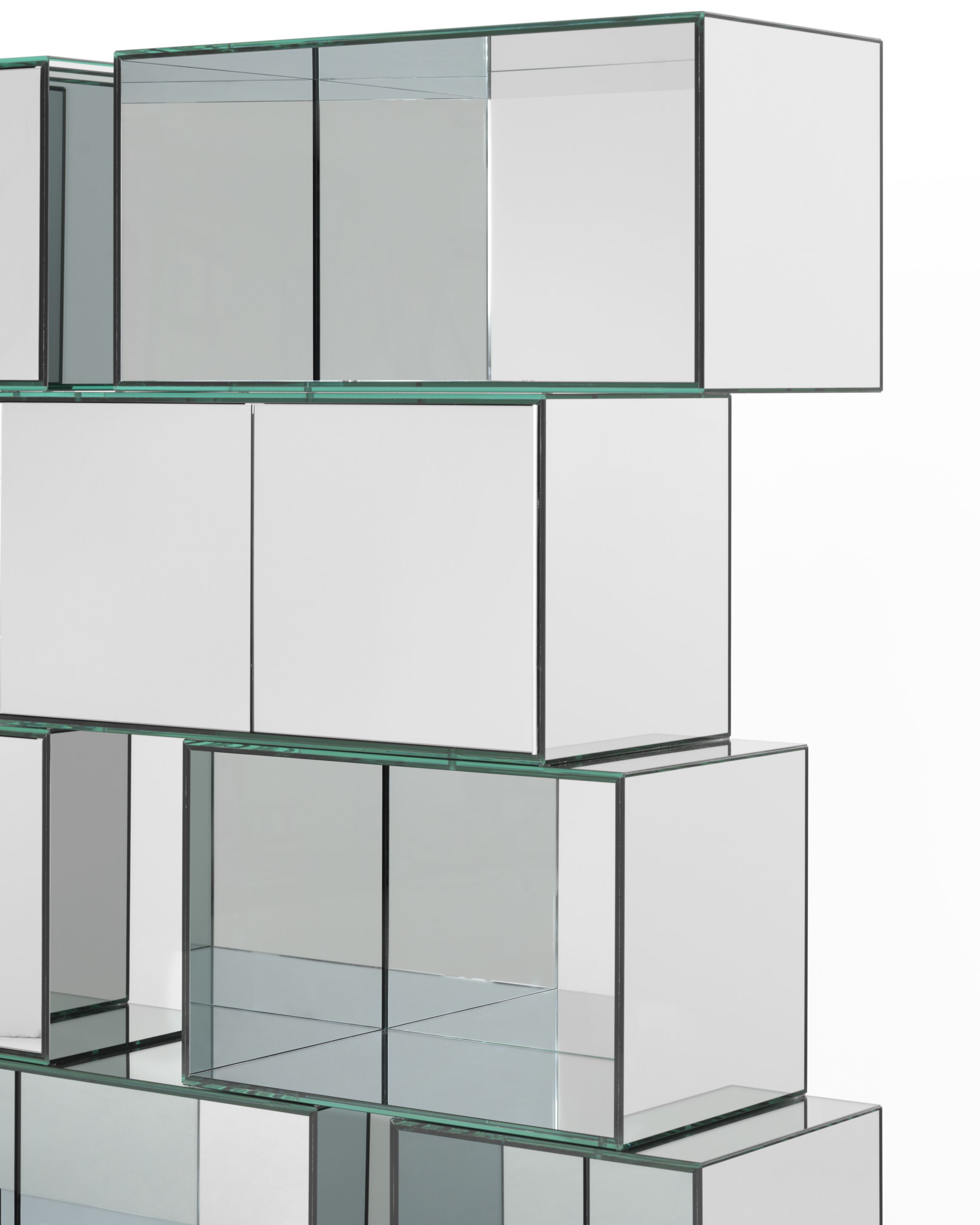 Модульный Хрустальный книжный шкаф Glas Italia Quantum ARCH-00022748 - Вид №2