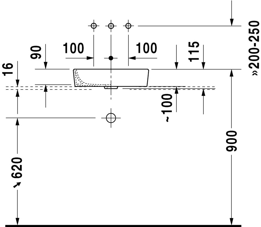 232144 Накладная раковина на столешницу  овальная Duravit Starck 2 - Вид №6