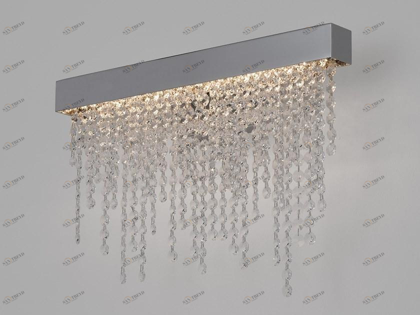 ILFARI Бра из металла прямого света с кристаллами swarovski® Frozen eyes 10977/10978