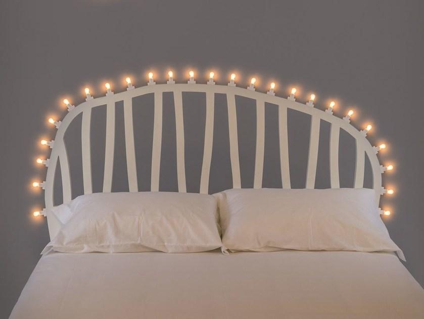 Seletti Изголовье МДФ со встроенной подсветкой для двуспальной кровати Luminaire sun-id-1497731 - Вид №10