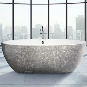 Ванна отдельностоящая Stone One Glossy Spugnato