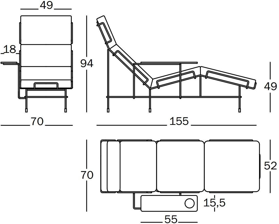 Magis Шезлонг из пелле Traffic sun-id-1385993 - Вид №2