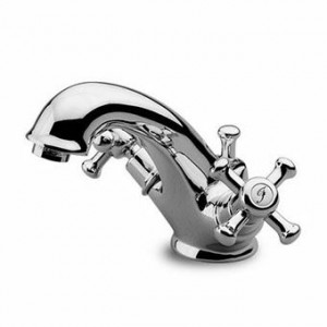 Z46526.8008 Раковина с одним отверстием, аэратором, выдвижной слив 1 1/4 ", гибкие хвостовики. Zucchetti Delfi