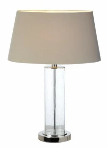 Настольная лампа Darwin Glass 5218 PUSHA ВАЗА 062093 Белый;прозрачный