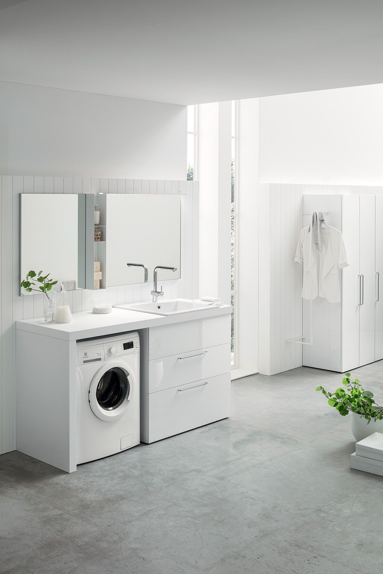 Деревянный шкаф для белья ARCOM I_WASH ARCH-00035740 - Вид №1