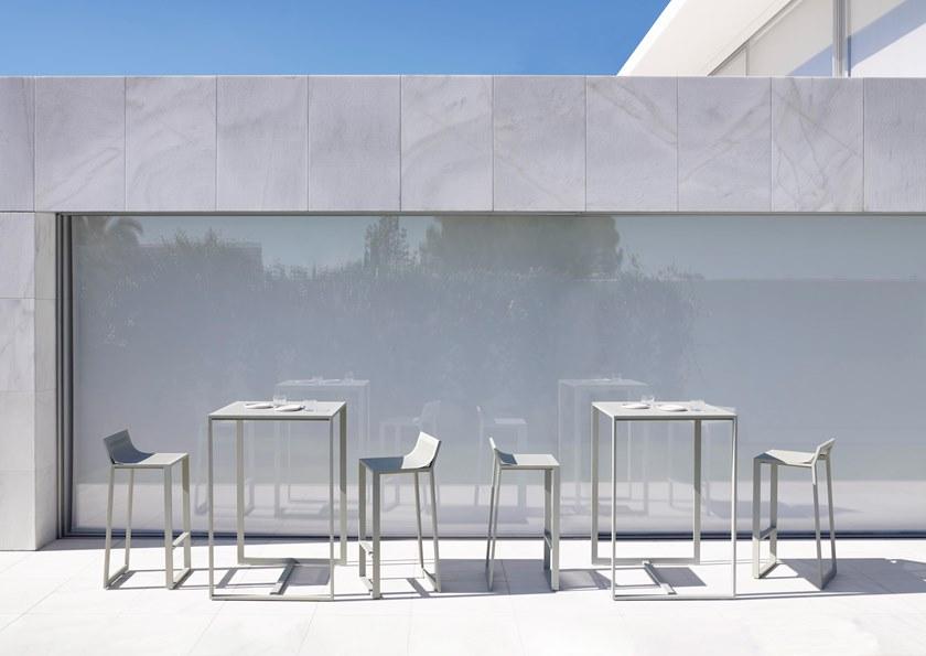 GANDIABLASCO Высокий табурет из термолакированного алюминия с горкой Blau sun-id-1483591 - Вид №1