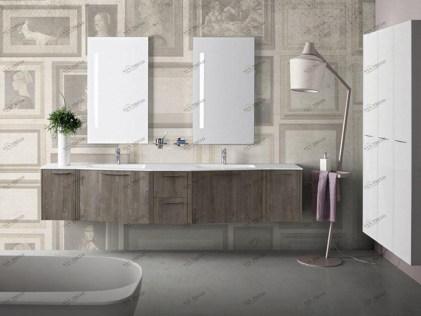 Cerasa Тумба под умывальник с зеркалом Velvet sun-id-1354210