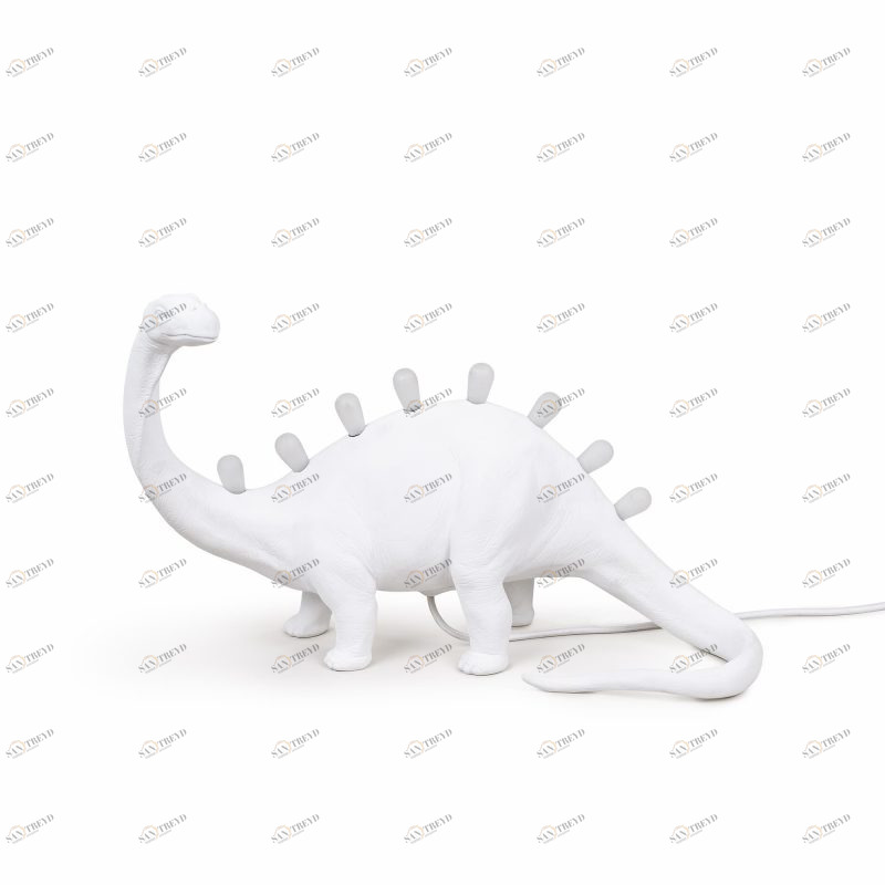 Настольная лампа белая 31х49 см Brontosaurus 14782 SELETTI ЖИВОТНЫЕ 00-3882456 Белый