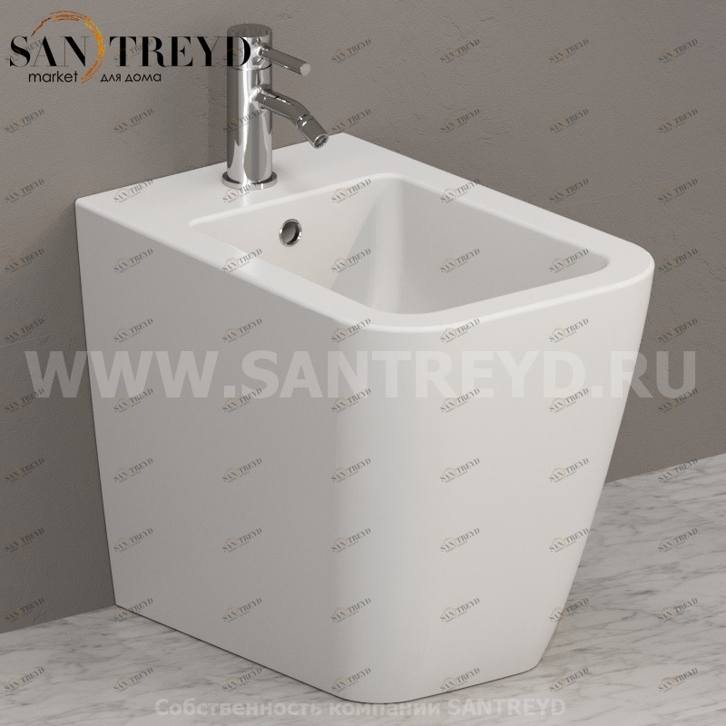 ST010BO Биде напольное STONE Ceramica Globo