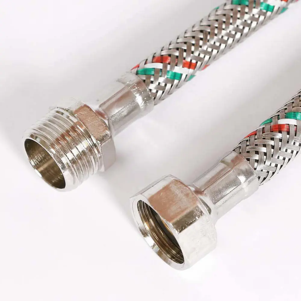 Гибкая подводка UNI-FITT для воды 1/2" 100 см с латунными фитингами 85060796 STLM-1573248 - Вид №2