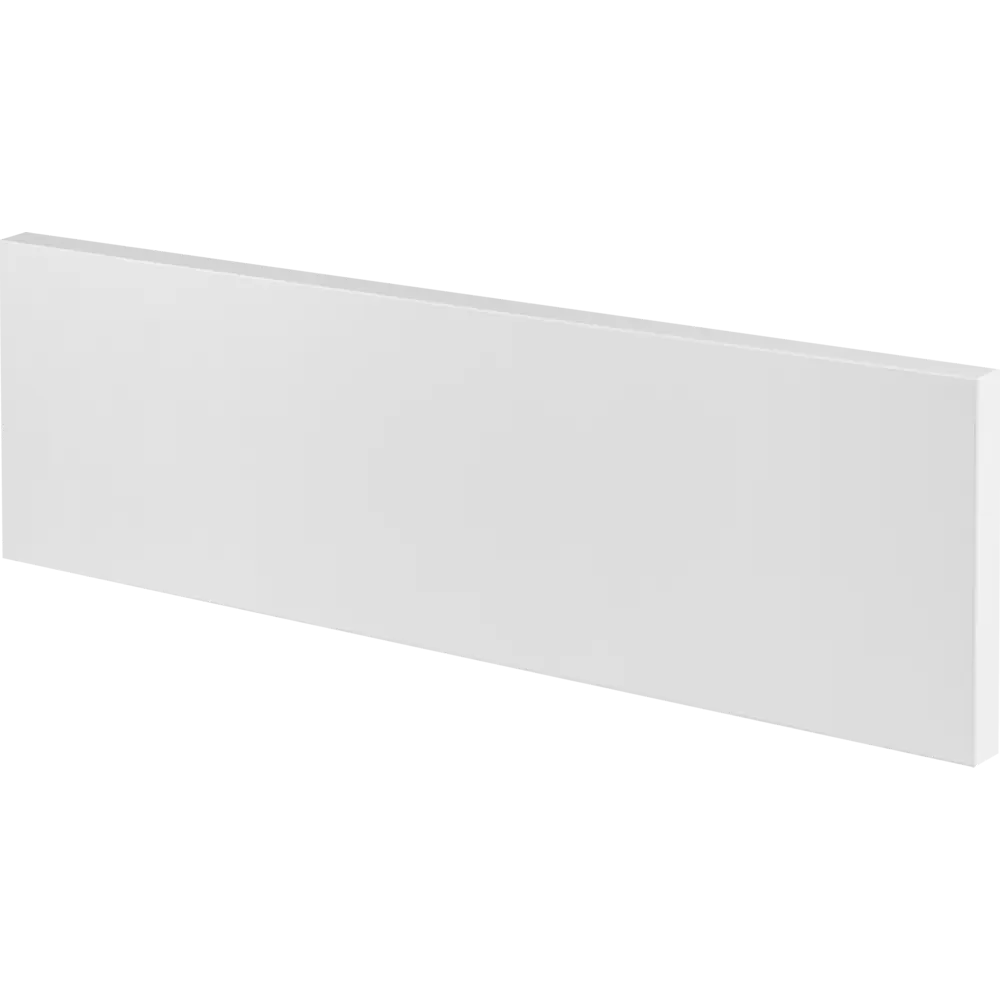 Фасад кухонного шкафа Аша 39.7x12.5 см KONSENSA ДСП цвет белый 89419164 STLM-2052664 - Вид №1