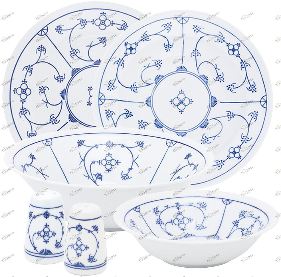 CUSTOMSET-TR002 Традиция Доска сервис синих саки Kahla-porzellan 