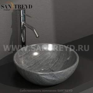 LAT41SG Накладная раковина на столешницу  круглая Ceramica Globo