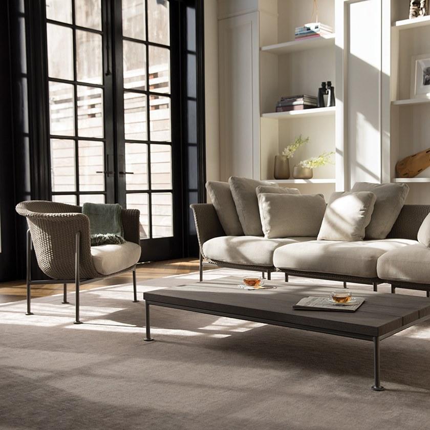 JANUS et Cie Кресло на морской веревке с подлокотниками Gina sun-id-1452137 - Вид №5