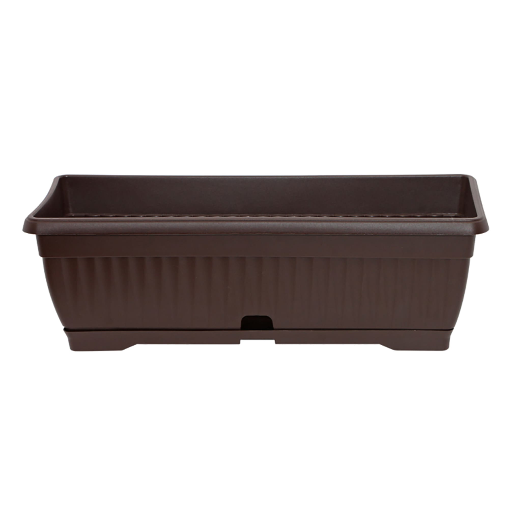 89095030 Балконный ящик 19x16.5x50 см v15.7 л пластик коричневый Santreyd 