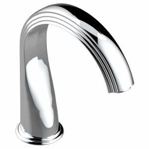 A8P-29SG Излив СУПЕР ГОЛИАФ устанавливаемый на борту ванны Thg-paris Vogue c чёрным ониксом Хром