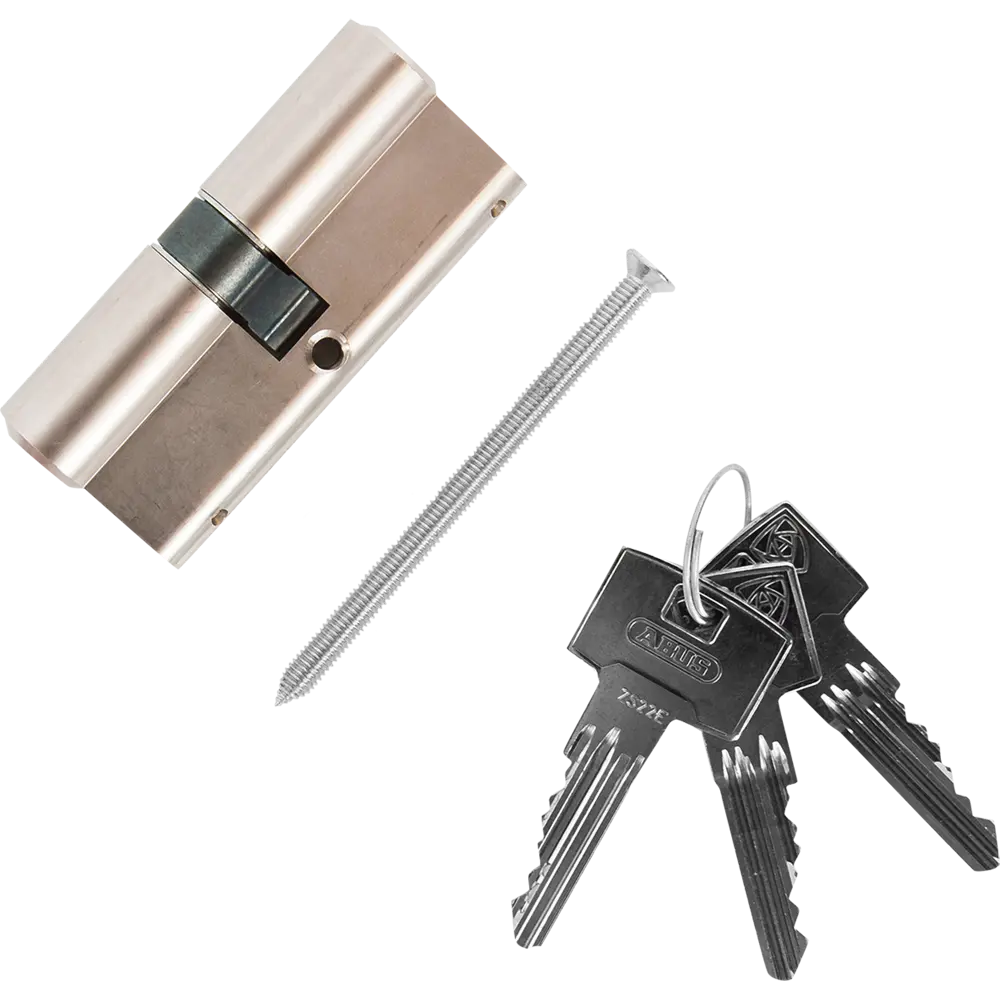 Цилиндр Abus Standard, 35х35 мм, ключ/ключ, цвет никель 82276492 STLM-2126742 Standard S5+ - Вид №1