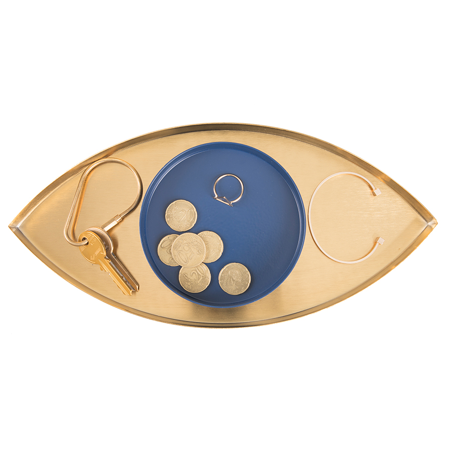 Органайзер для мелочей The Eye золотой-синий Doiy DYEYEGOBL - Вид №5