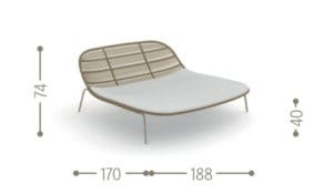 Веревочная Садовая кровать Talenti Панама ARCH-00063983 - Вид №4