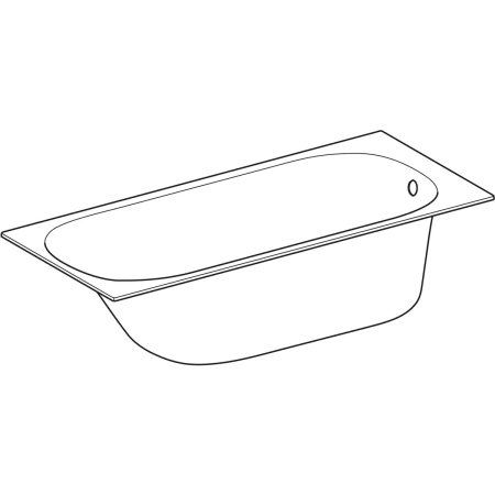 554.042.01.1 Прямоугольная ванна Geberit Soana, узкий край Geberit  - Вид №8