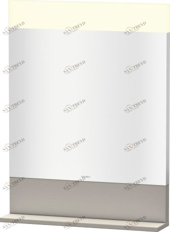 VE751101414 Vero Зеркало с полочкой внизу Терра, декор Duravit